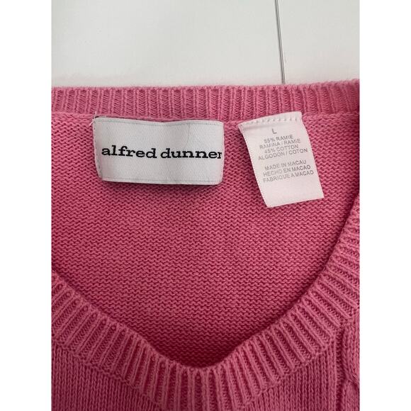 Coquette Alfred Dunner embroidered sweater top size L - Picture 4 of 4